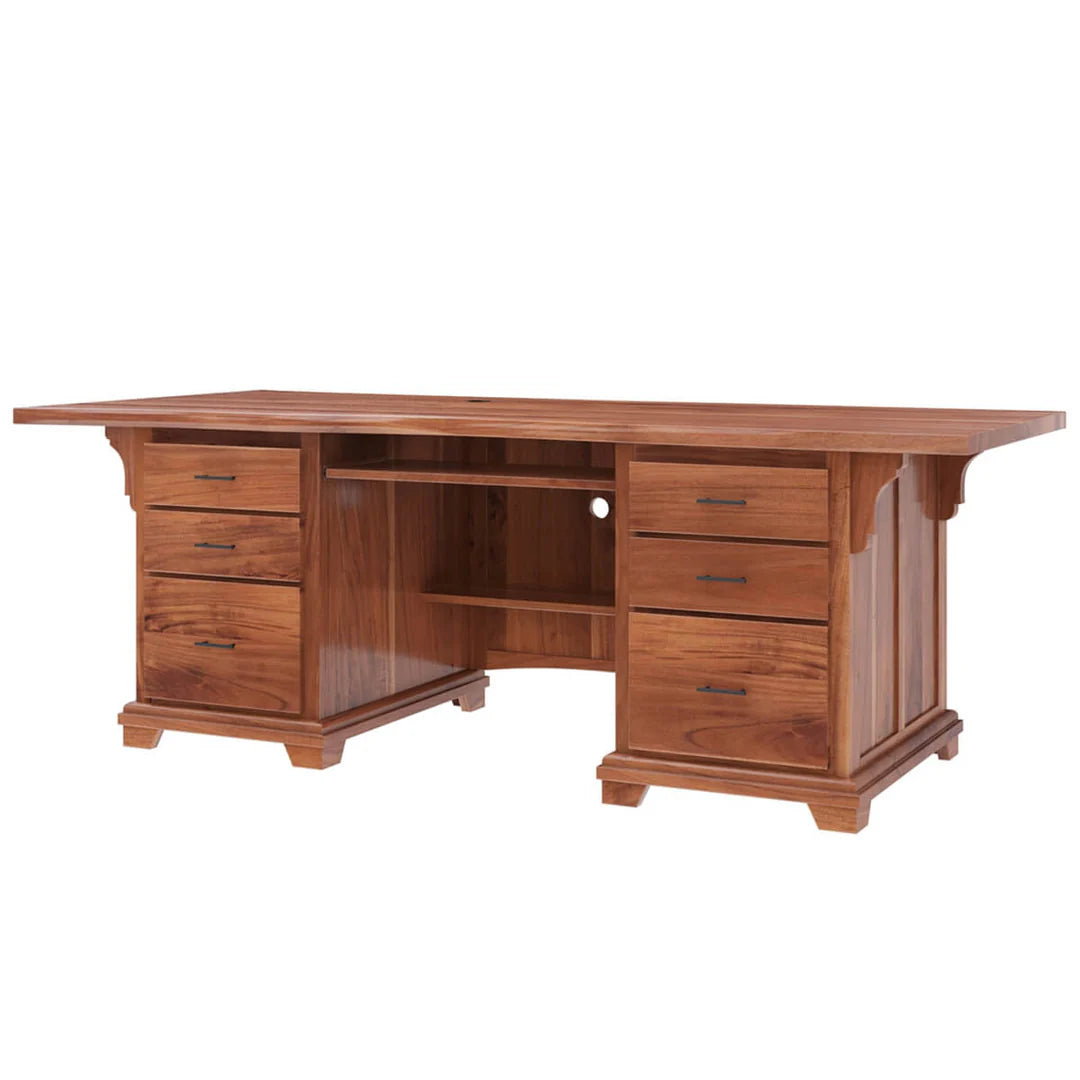 Jodhpur Vriksh Ace Large Solid Wood Home Office Executive Desk